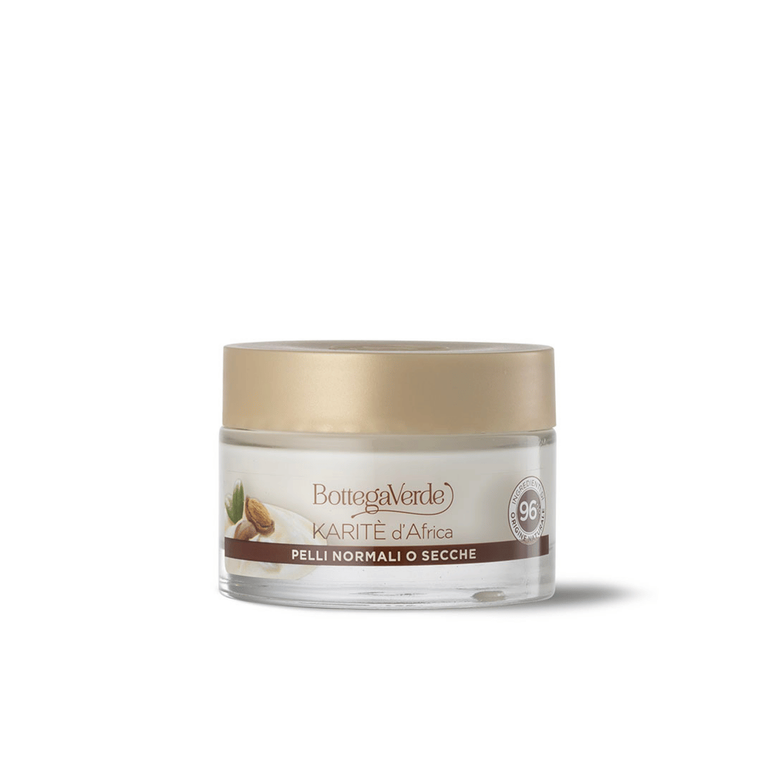 KARITÈ D'AFRICA - FACE CREAM - NOURISHING AND PROTECTIVE - WITH SHEA OIL AND BUTTER (50 ML) - NORMAL OR DRY SKIN