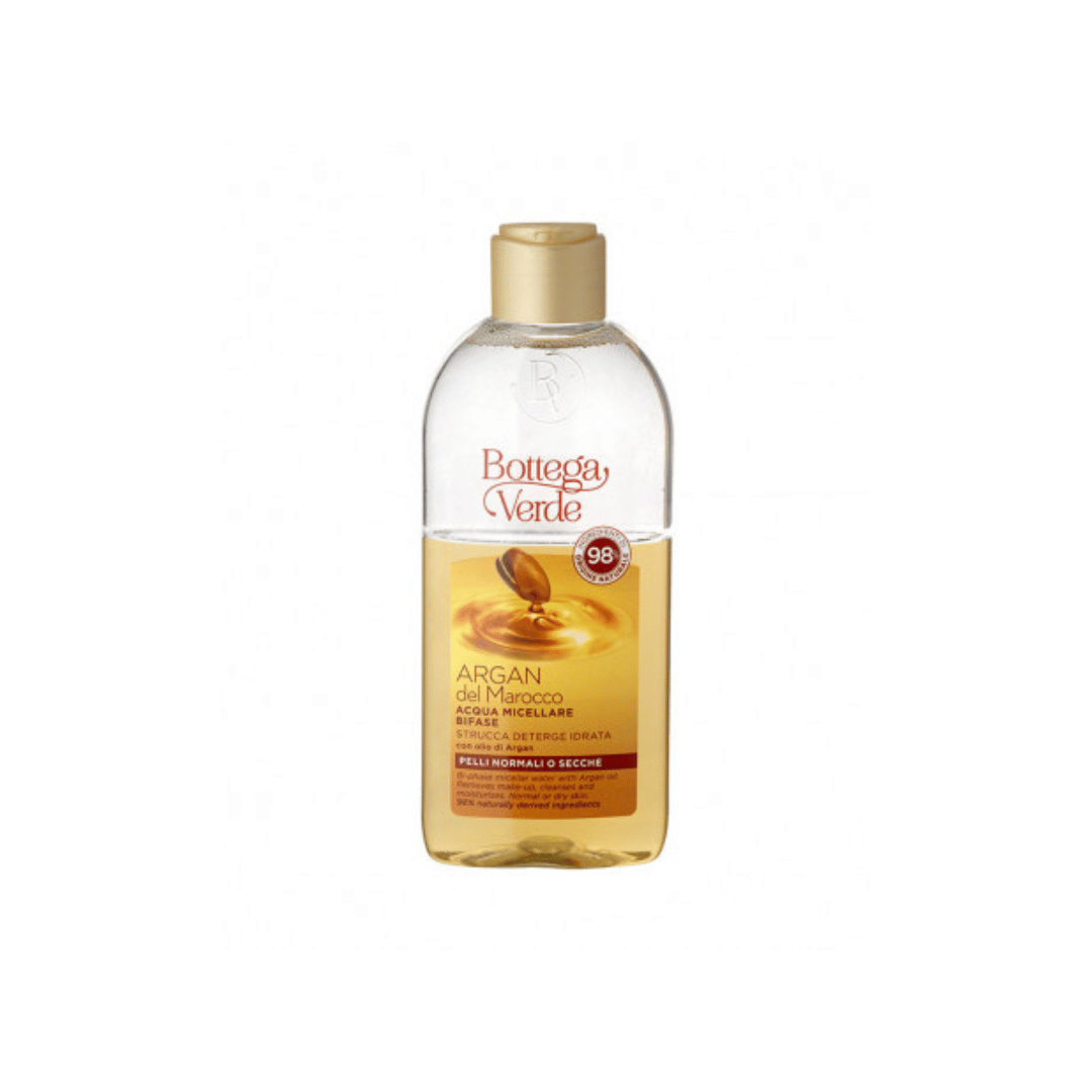 Argan Del Marocco - BI-PHASE MICELLAR WATER - WITH ARGAN (200 ML) - NORMAL OR DRY SKIN