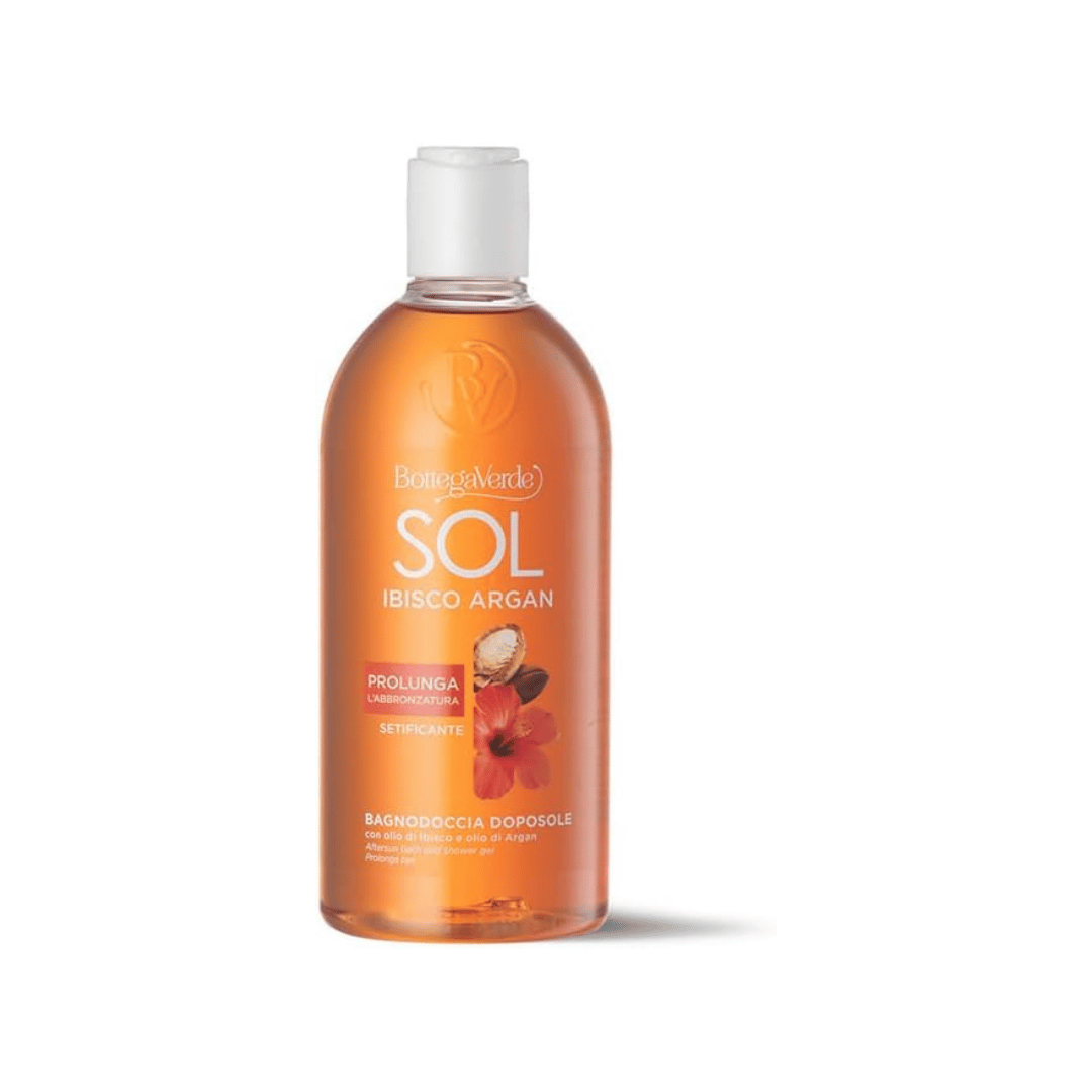 SOL IBISCO ARGAN - AFTERSUN BATH AND SHOWER GEL - PROLONGS TAN (400 ML)