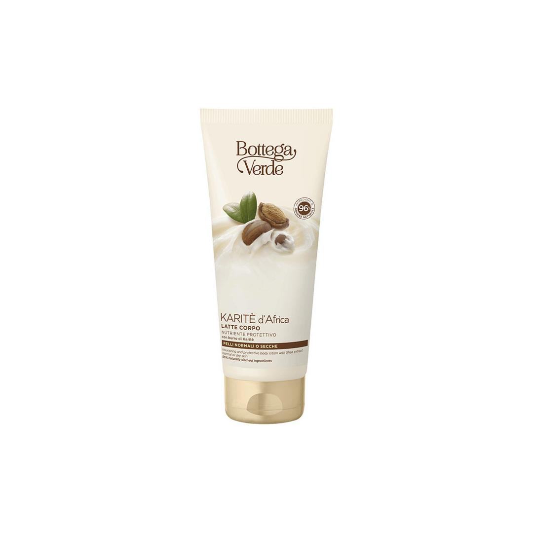 KARITÈ D'AFRICA - BODY LOTION - NOURISHING AND PROTECTIVE - WITH SHEA BUTTER (200 ML) - NORMAL OR DRY SKIN