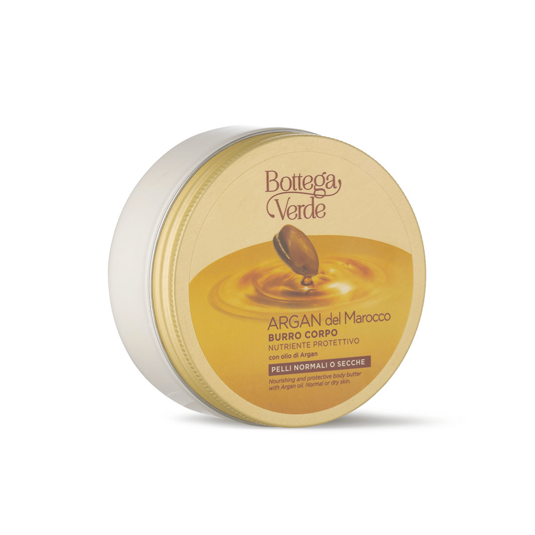 Argan Del Marocco  - BODY BUTTER - NOURISHING AND PROTECTIVE - WITH ARGAN OIL (150 ML) - NORMAL OR DRY SKIN