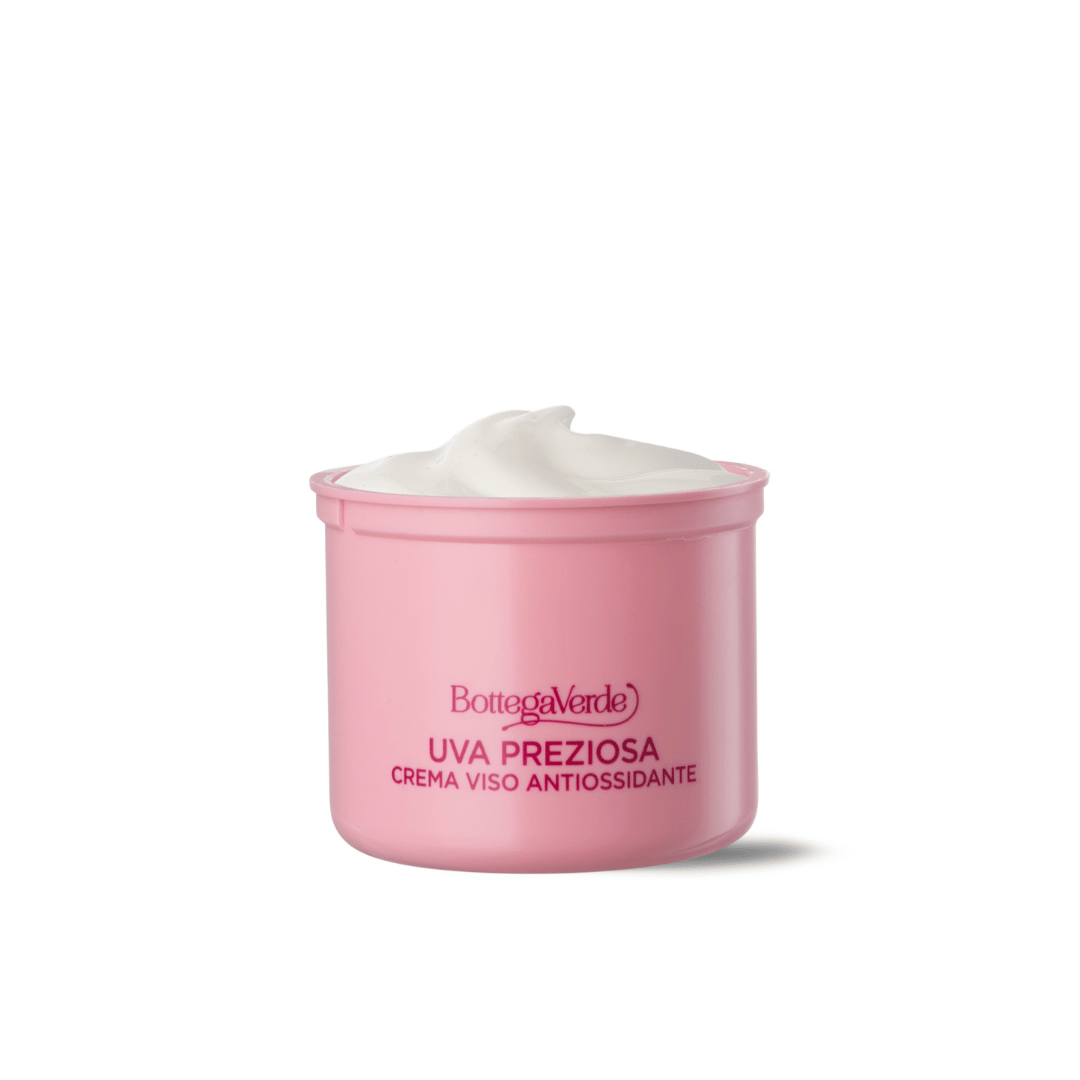 UVA PREZIOSA - FACE CREAM REFILL - ANTIOXIDANT AND MOISTURIZING - WITH HYPERFERMENTED RED GRAPE EXTRACT (50 ML) - NORMAL SKIN