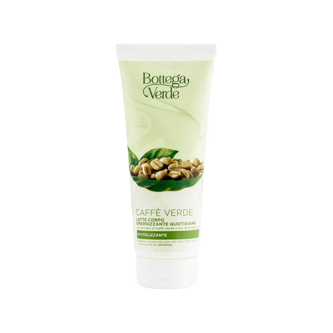 Caffe Verde - BODY LOTION - ENERGISING - REVITALISING - WITH GREEN COFFEE EXTRACT AND A MIX OF ESSENTIAL OILS (200 ML)