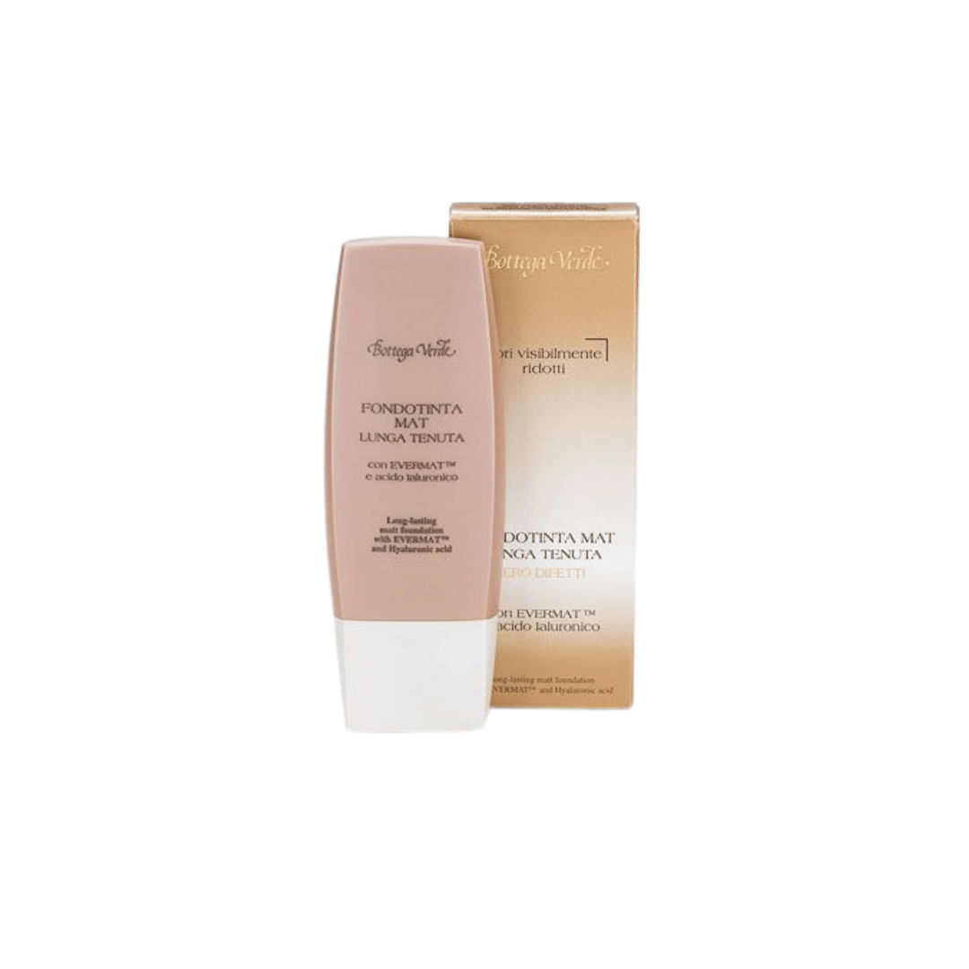 FONDOTINTA MAT LUNGA TENUTA - LONG LASTING MATT FOUNDATION - WITH EVERMAT AND HYALURONIC ACID (30 ML)