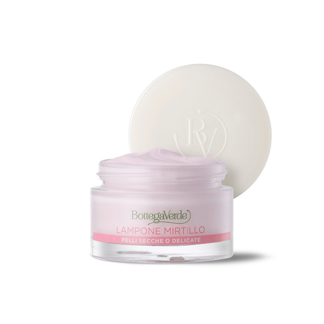 ESTRATTI DI BELLEZZA - RICH CREAM - MOISTURIZING AND PROTECTING - RASBERRY AND BLUEBERRY (50 ML) - DRY OR DELICATE SKIN