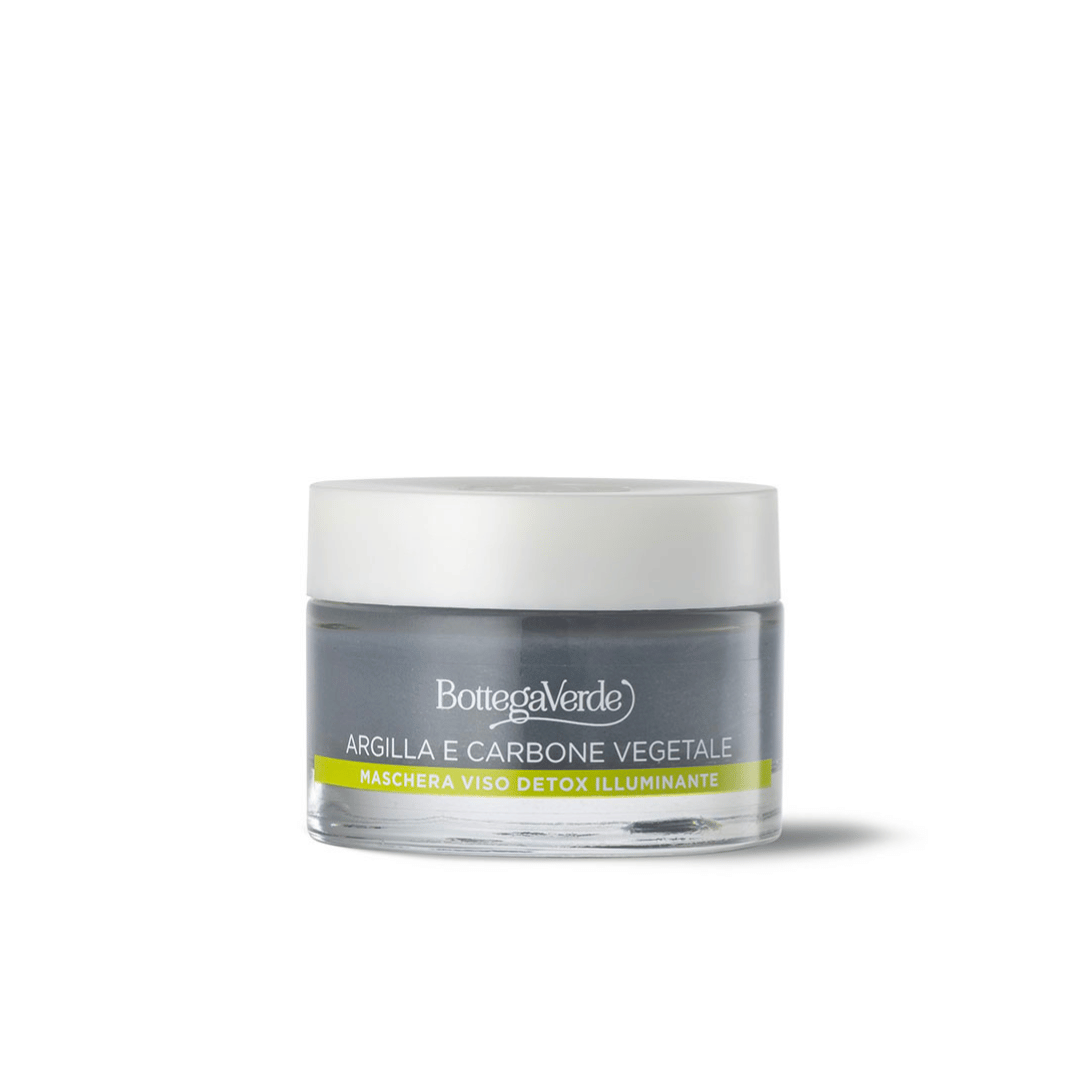 Argille Di Bellezza - BRIGHTENING DETOX FACE MASK (50 ML) - SICILIAN CLAY AND CHARCOAL - ALL SKIN TYPES