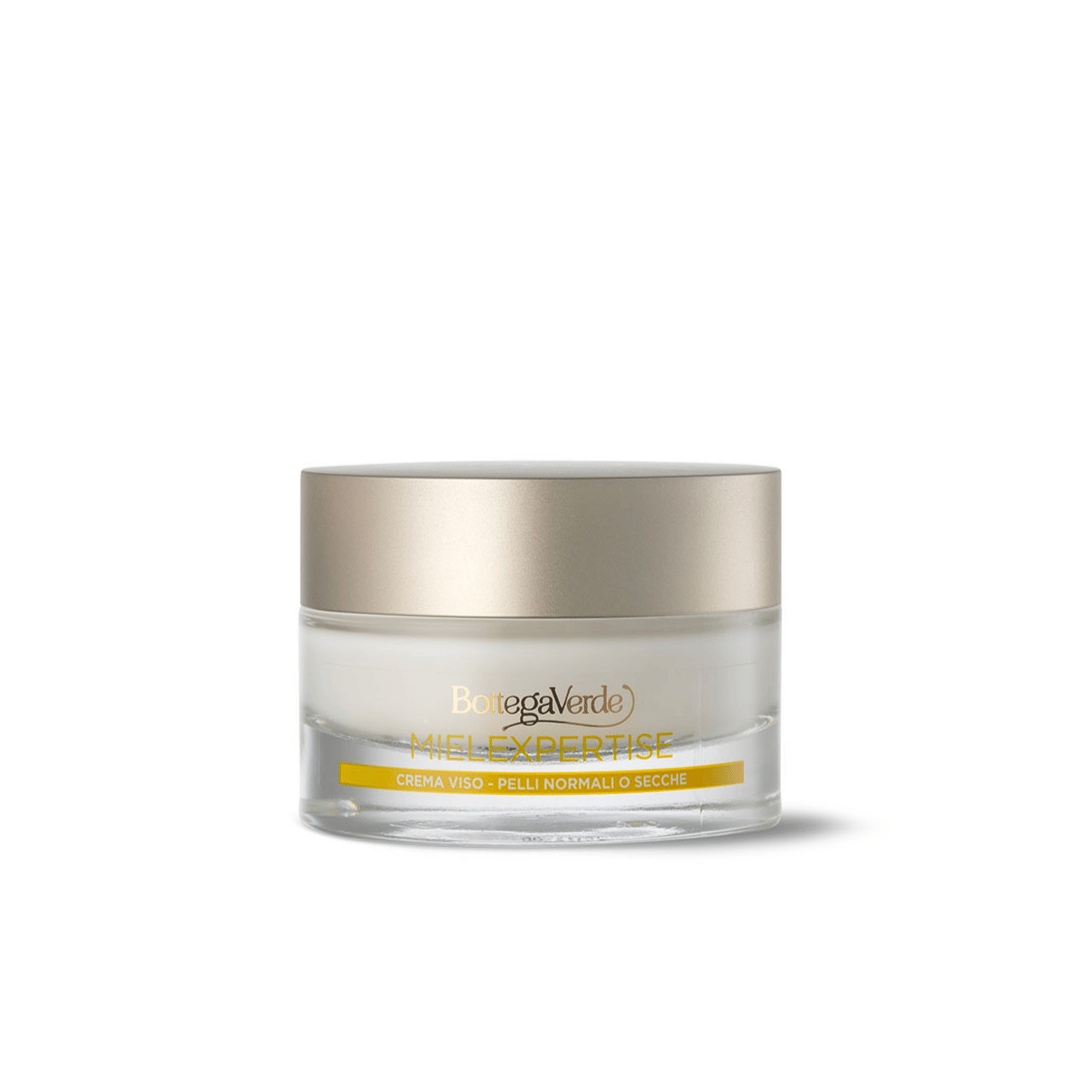 MIELEXPERTISE - DAY FACE CREAM - REVITALISING AND PROTECTIVE ANTI-WRINKLE CREAM - WITH CUORE DI MIELE AND PLURIDEFENCE (50 ML) - NORMAL OR DRY SKIN