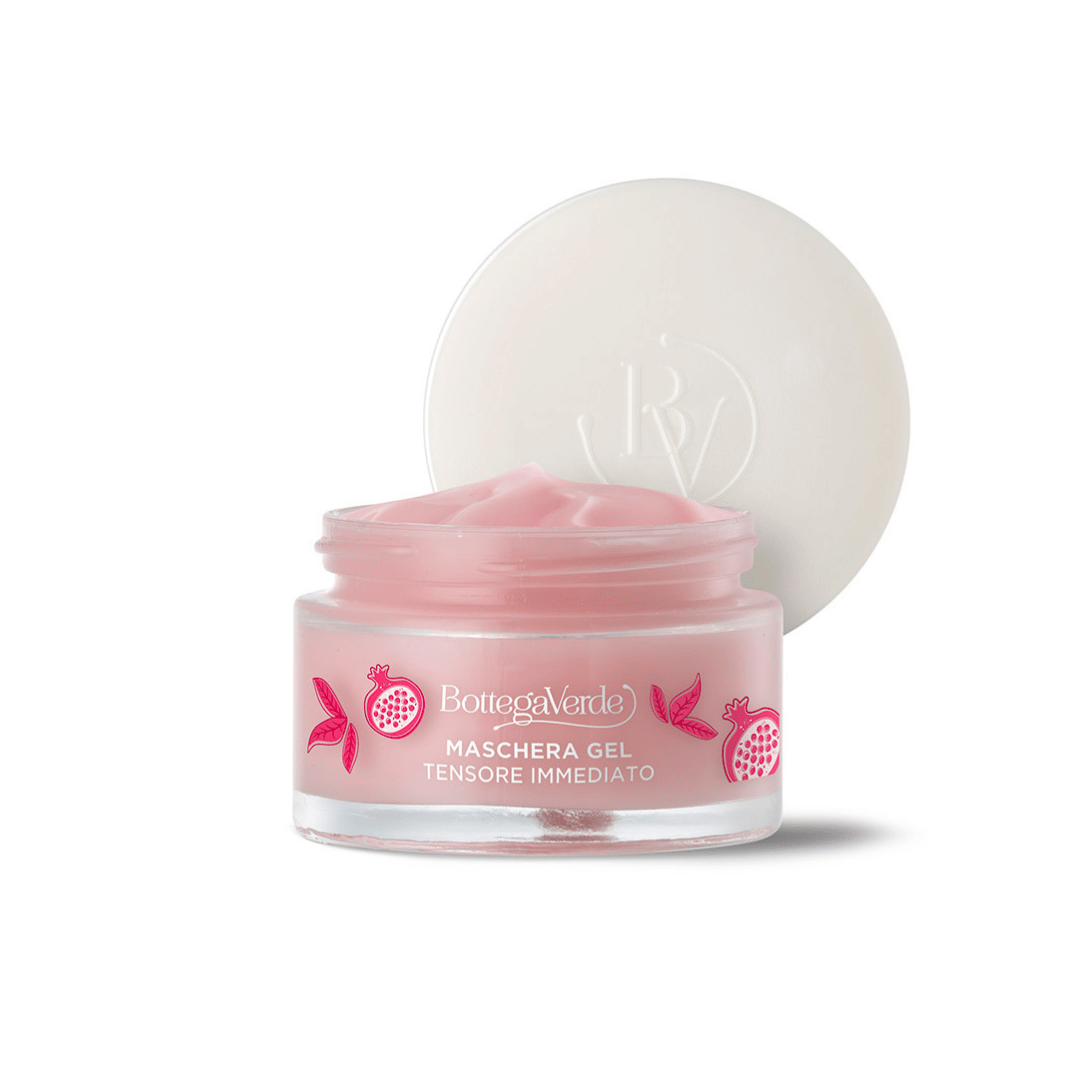 ESTRATTI DI BELLEZZA - GEL MASK (50 ML) WITH POMEGRANTE WATER AND RED TEA - IMMEDIATE TIGHTENING EFFECT