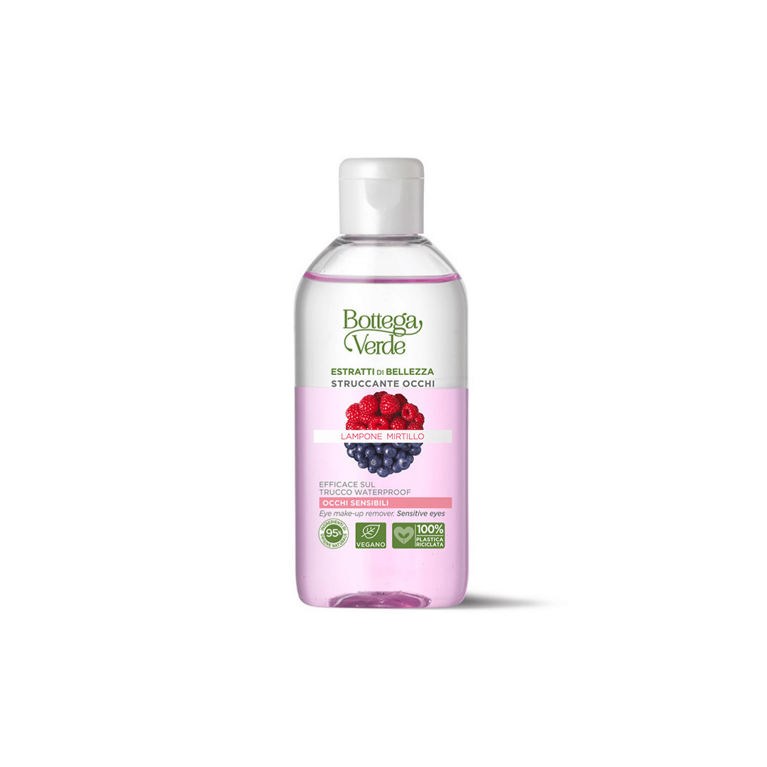 ESTRATTI DI BELLEZZA - EYE MAKE-UP REMOVER - RASPBERRY BLUEBERRY - EFFECTIVE AND GENTLE - SENSITIVE EYES - EFFECTIVE ON WATERPROOF MAKE-UP (100 ML)