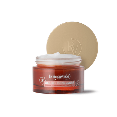 OLI DEL BENESSERE - SOFT, GENTLE DAY AND NIGHT FACE CREAM - WITH 5 EXCEPTIONAL OILS (50 ML) - NORMAL TO DRY SKIN - NOURISHING