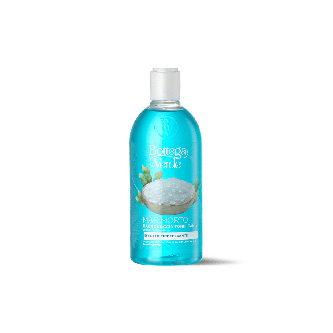 MAR MORTO - INVIGORATING BATH AND SHOWER GEL - WITH DEAD SEA SALTS (400 ML) - REFRESHING EFFECT