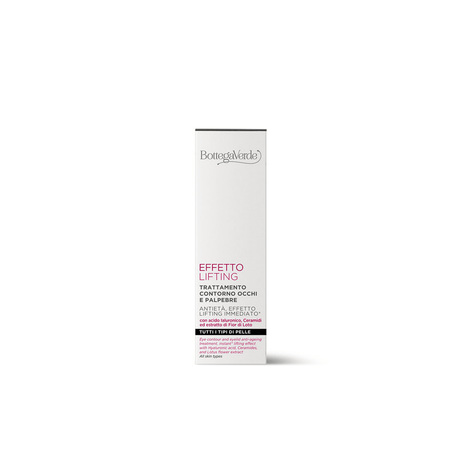 EFFETTOLIFTING - ANTI-AGEING EYE CONTOUR AND EYE LID TREATMENT - INSTANT LIFTING EFFECT WITH HYALURONIC ACID, CERAMIDES AND LOTUS FLOWER EXTRACT (15 ML) - ALL SKIN TYPES