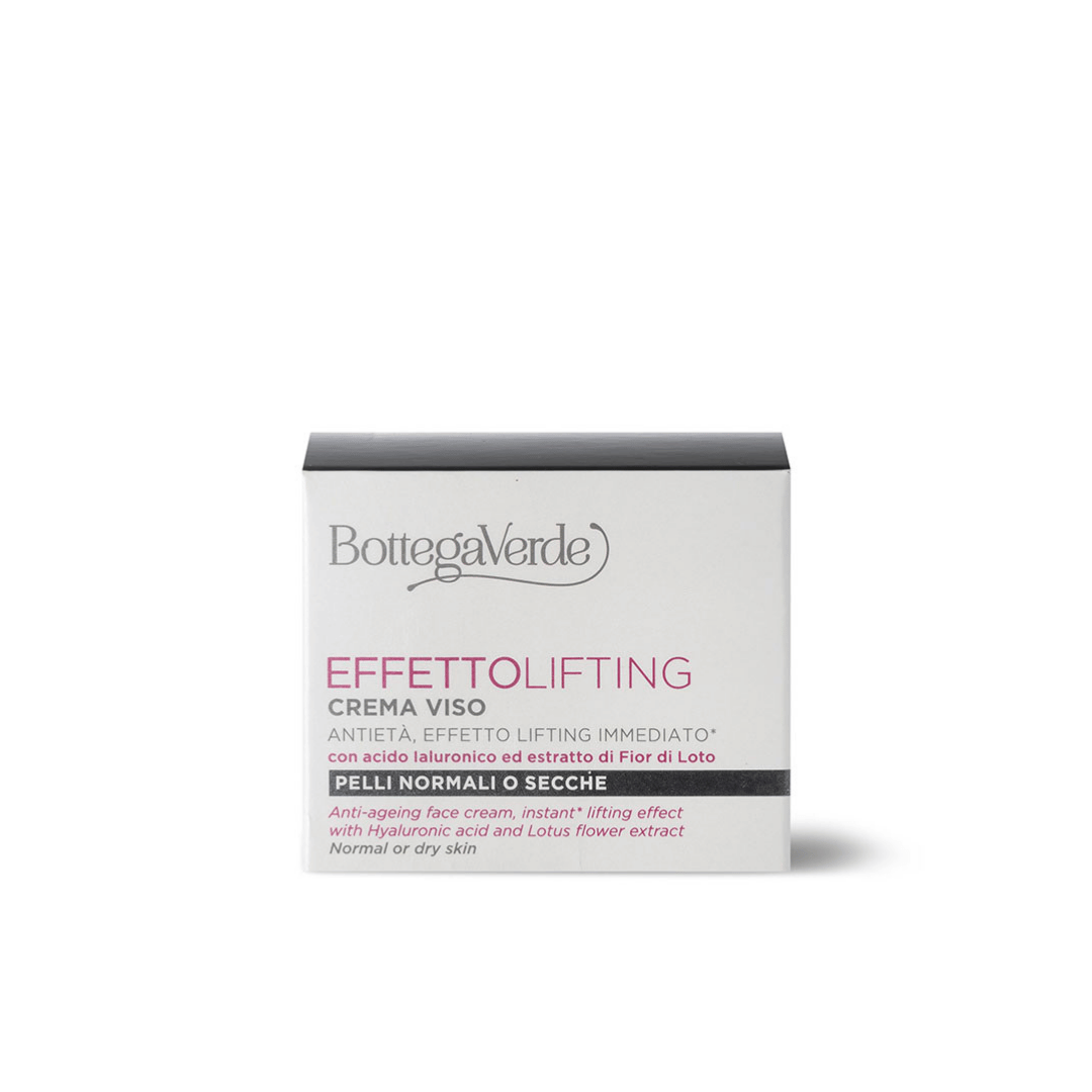 EFFETTOLIFTING - ANTI-AGEING FACE CREAM - INSTANT LIFTING EFFECT WITH HYALURONIC ACID AND LOTUS FLOWER EXTRACT (50 ML) - NORMAL OR DRY SKIN