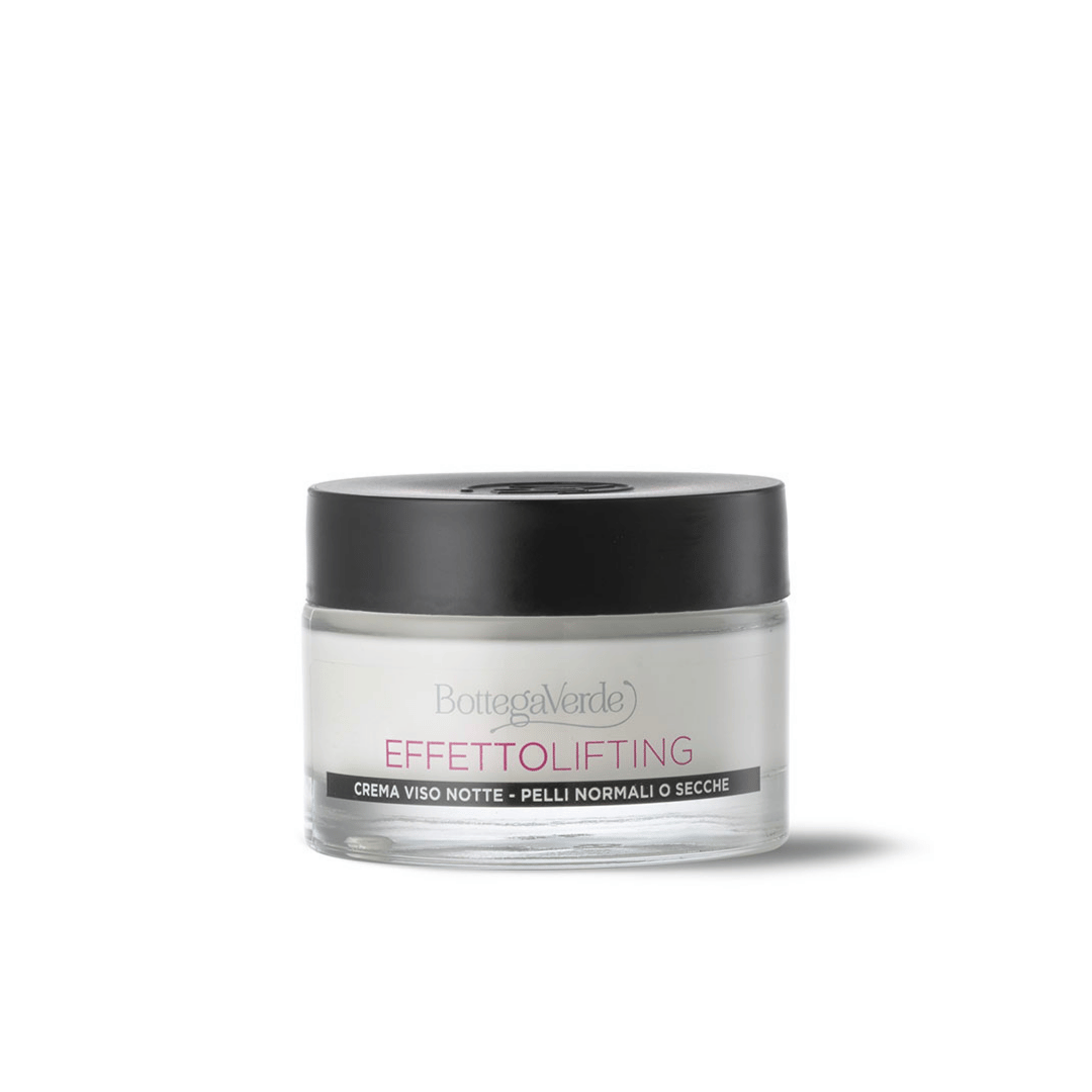 EFFETTOLIFTING - ANTI-AGEING NIGHT FACE CREAM - INSTANT LIFTING EFFECT WITH HYALURONIC ACID AND LOTUS FLOWER EXTRACT (50 ML) - NORMAL OR DRY SKIN