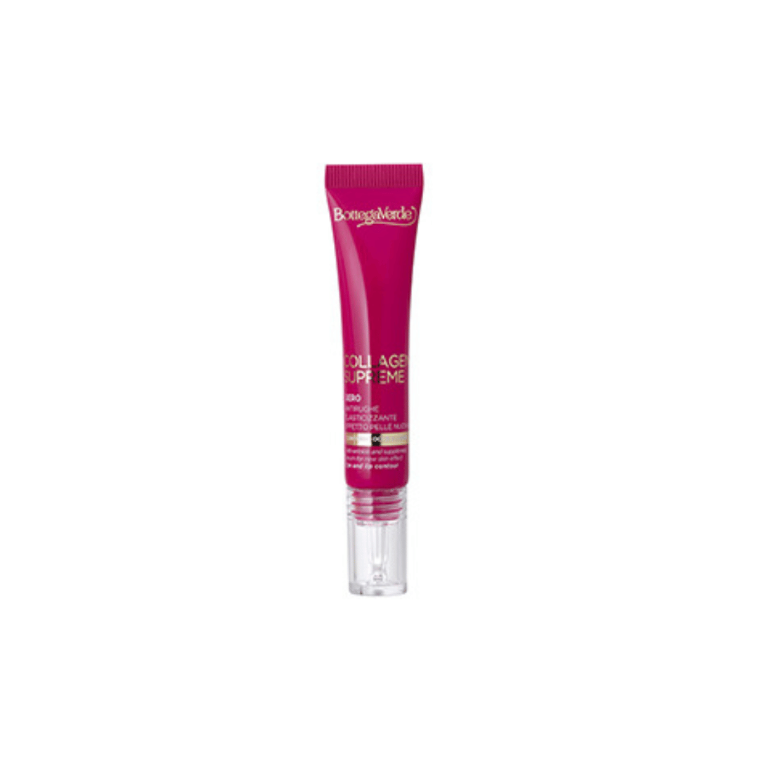 Collagen Supreme - ANTI-WRINKLE SERUM - ELASTICIZING - WITH COLLA-GAIN CONTAINING POMEGRANTE BLOSSOM AND CAFFEINE (10 ML) - EYE AND LIP CONTOUR