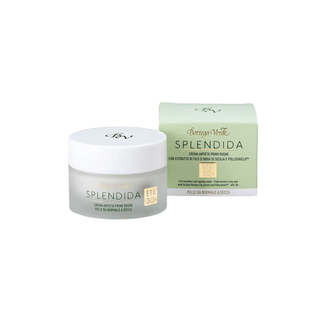 SPLENDIDA - ANTI-AGEING CREAM - WITH SICILIAN BARBARY FIG EXTRACT AND POLLUSHIELD (50 ML) - AGE 30+ - NORMAL TO DRY SKIN