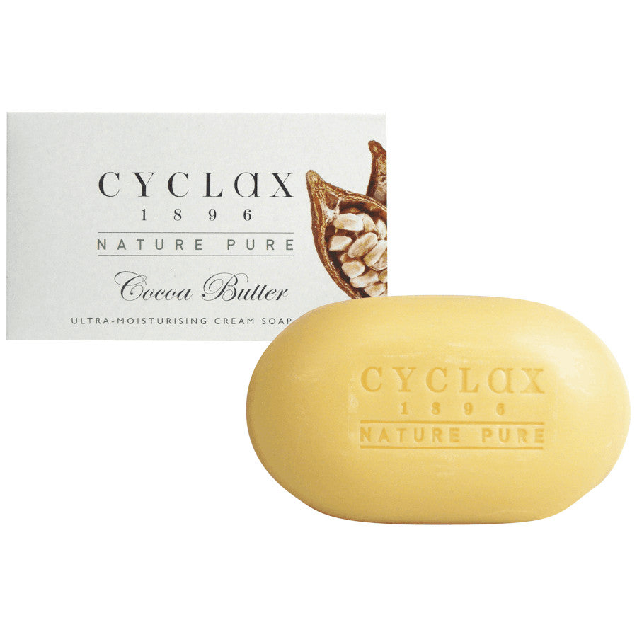 Cyclax Nature Pure Cocoa Butter Cream Soap Bar - 2 Bars (2 x 90g)