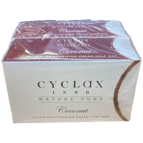 Cyclax Nature Pure Coconut Cream Soap Bar - 2 Bars (2 x 90g)