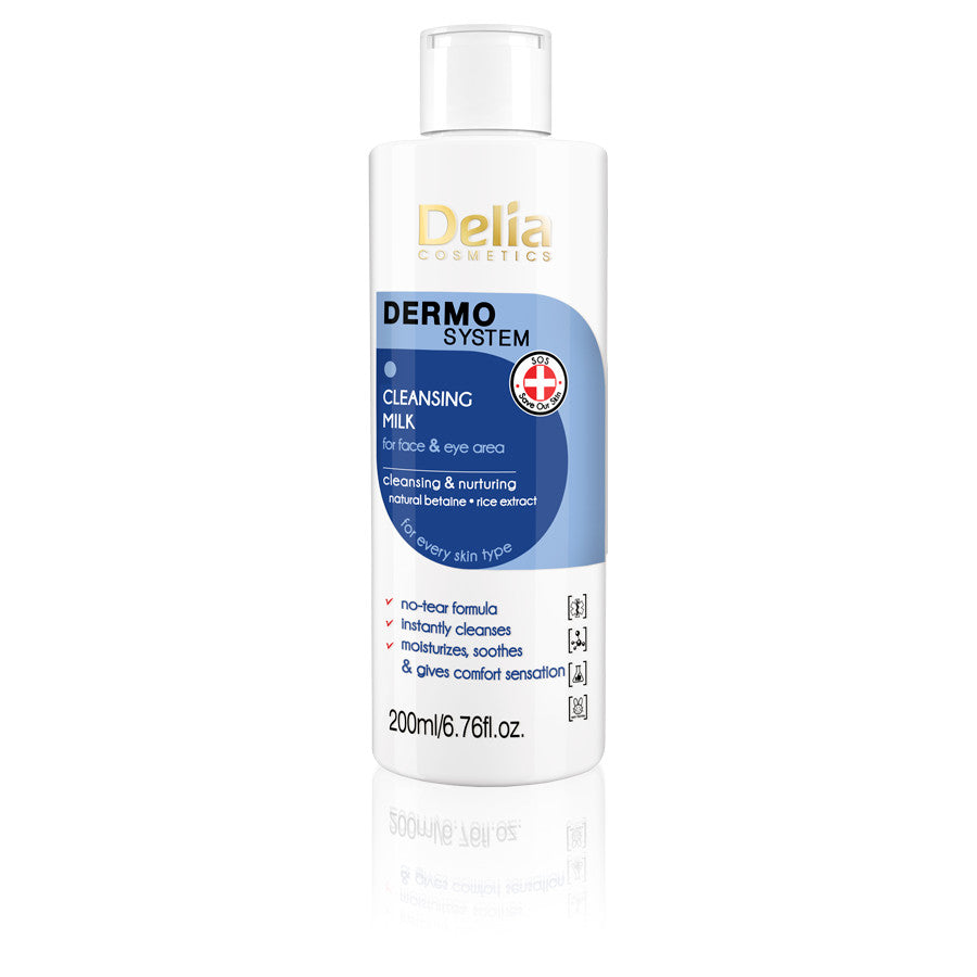 Delia Dermo System Cleansing & Nurturing Cleansing Milk - 200ml