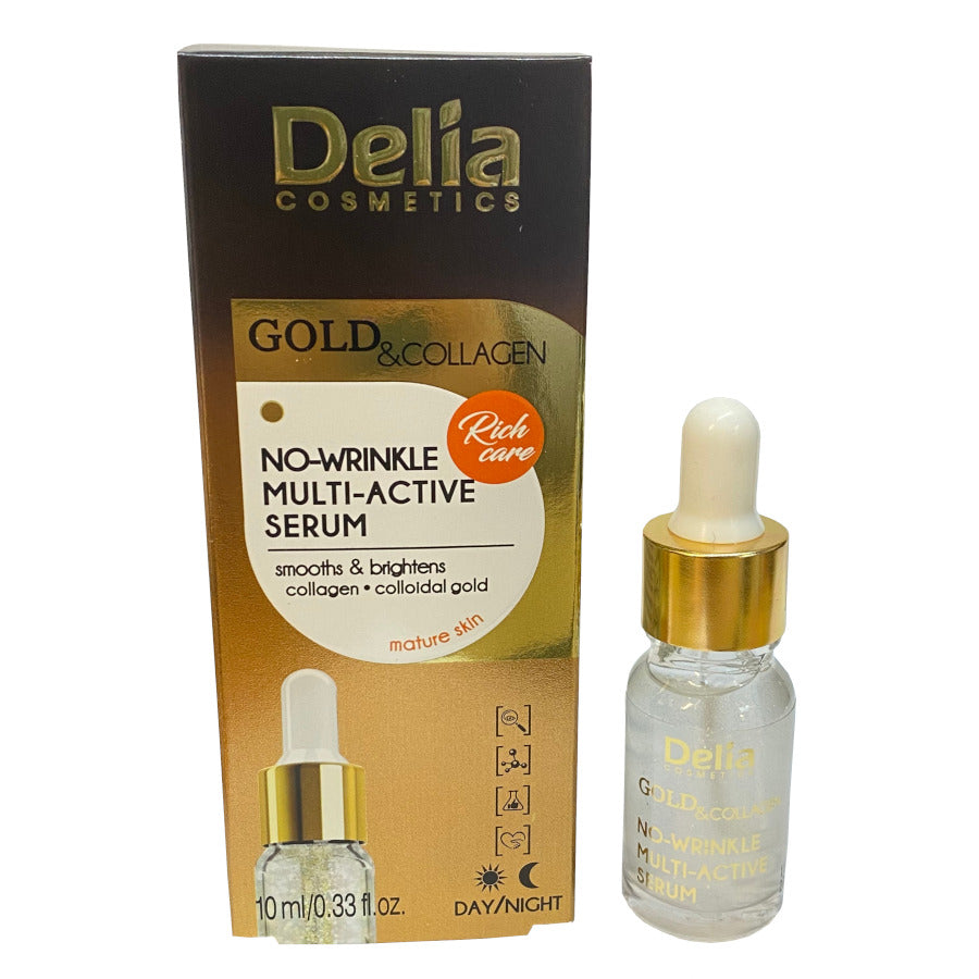 Delia Gold And Collagen No Wrinkle Multi Active Serum 10ml Gillena 