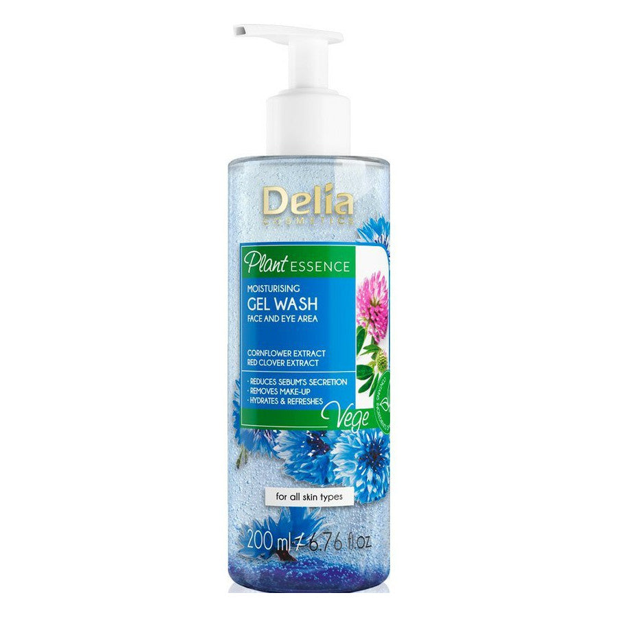 Delia Plant Essence Cornflower Extract Moisturising Gel Wash - 200ml