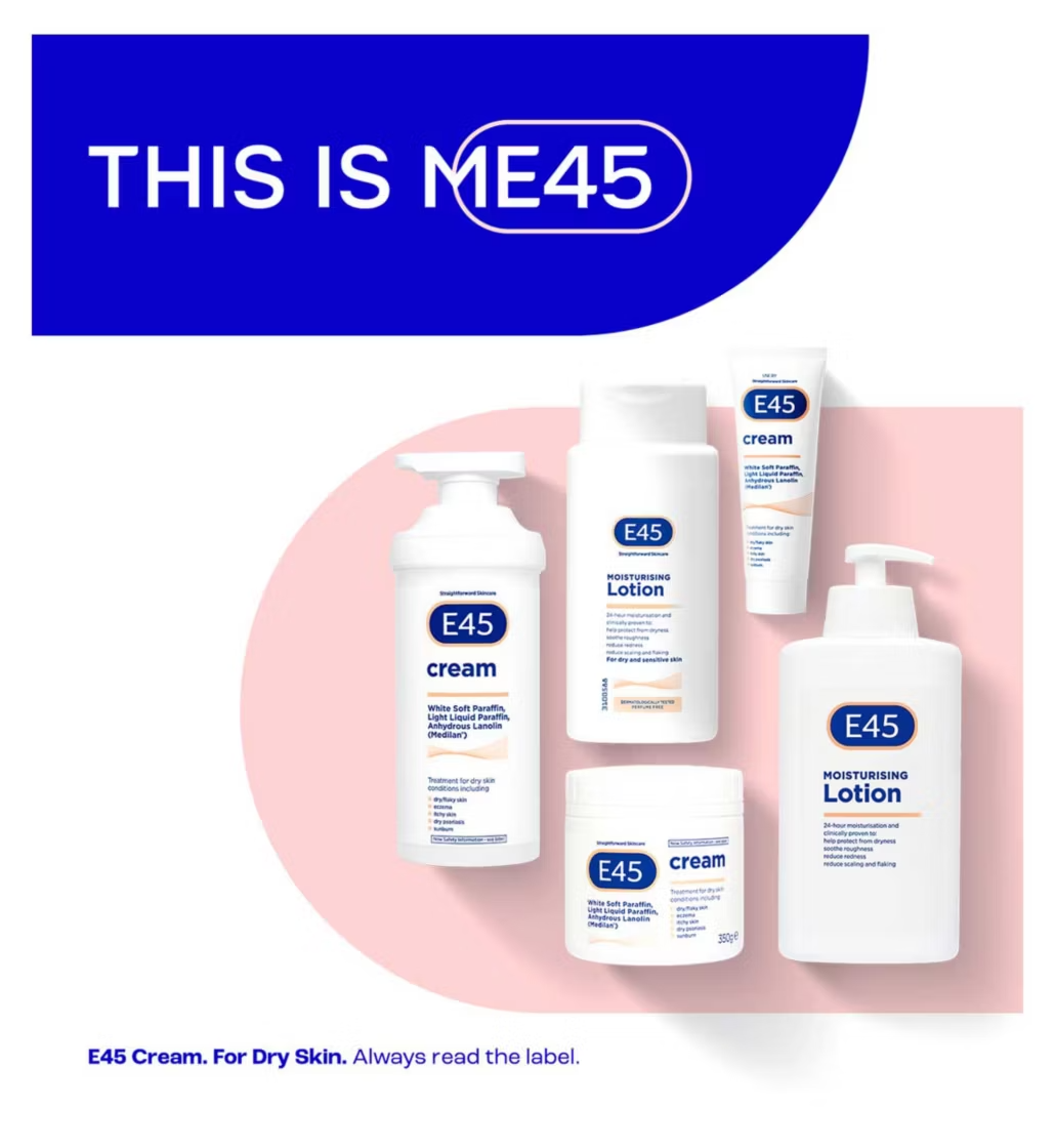 E45 Moisturising Lotion - 500ml