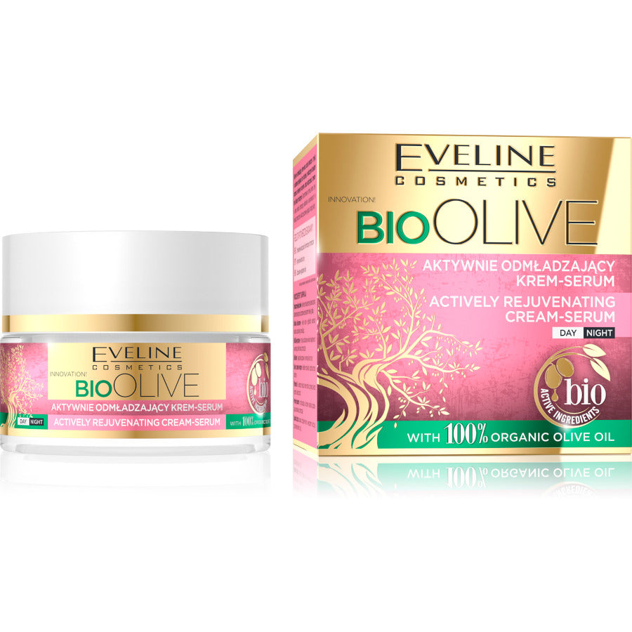 Eveline Bio Olive Actively Rejuvenating Cream-Serum - 50ml