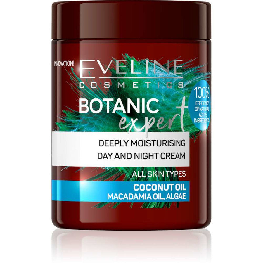 Eveline Botanic Expert Deeply Moisturising Coconut Oil Day & Night Cream - 100ml