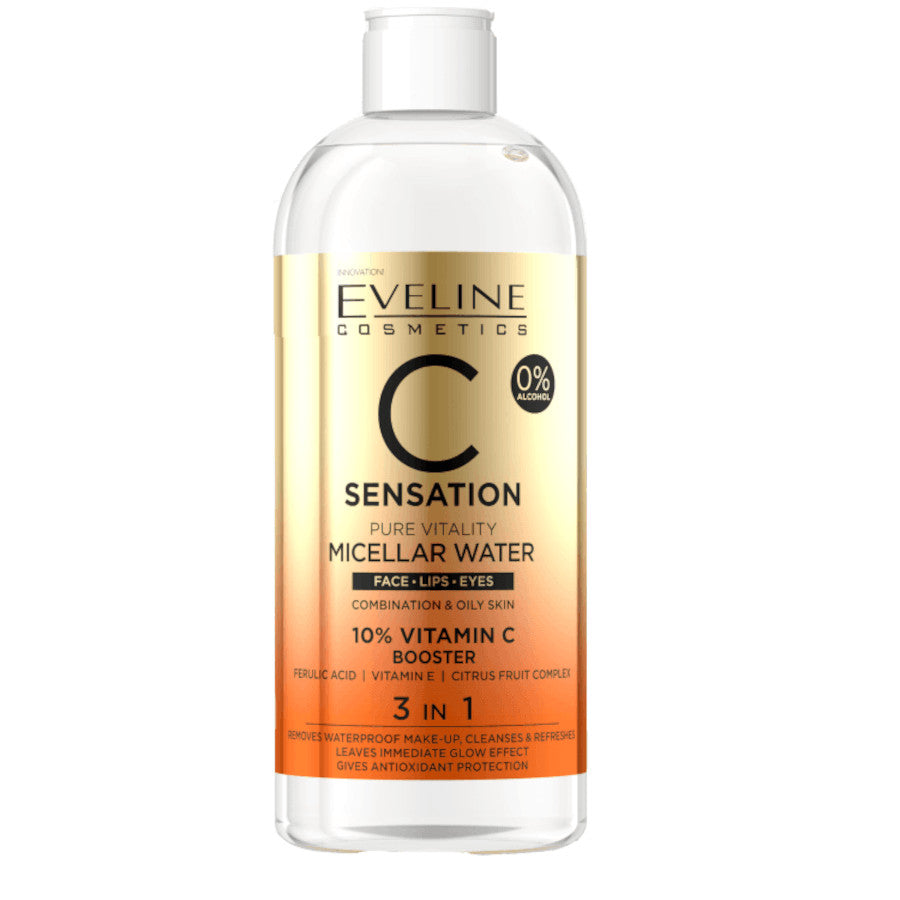 Eveline C Sensation Pure Vitality 3 In 1 Micellar Water - 400ml