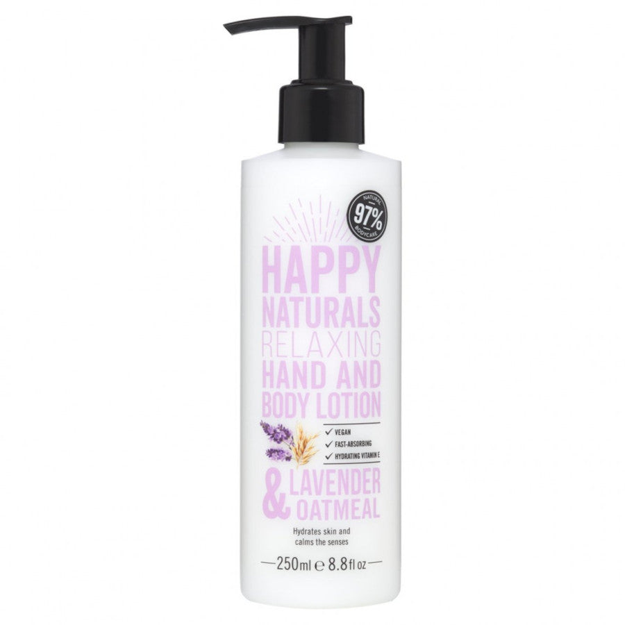 Happy Naturals Lavender & Oatmeal Relaxing Hand & Body Lotion - 250ml