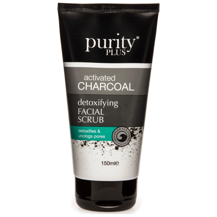 Purity Plus Activated Charcoal Detoxifying Facial Scrub - 150ml