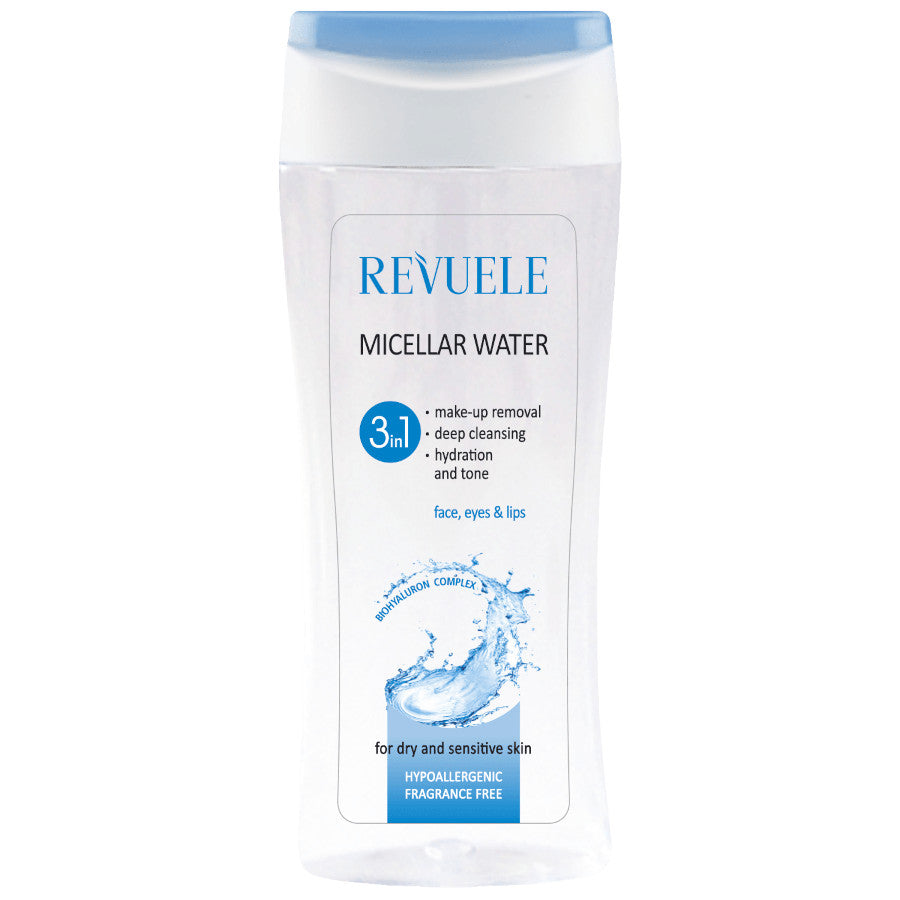 Revuele 3-In-1 Micellar Water for Face, Eyes & Lips - 200ml