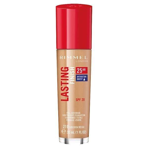 Rimmel Lasting Finish 25H Hydration Boost Foundation (210 Golden Beige)